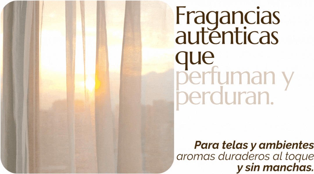 Aromatizador de telas y ambientes, Home Spray